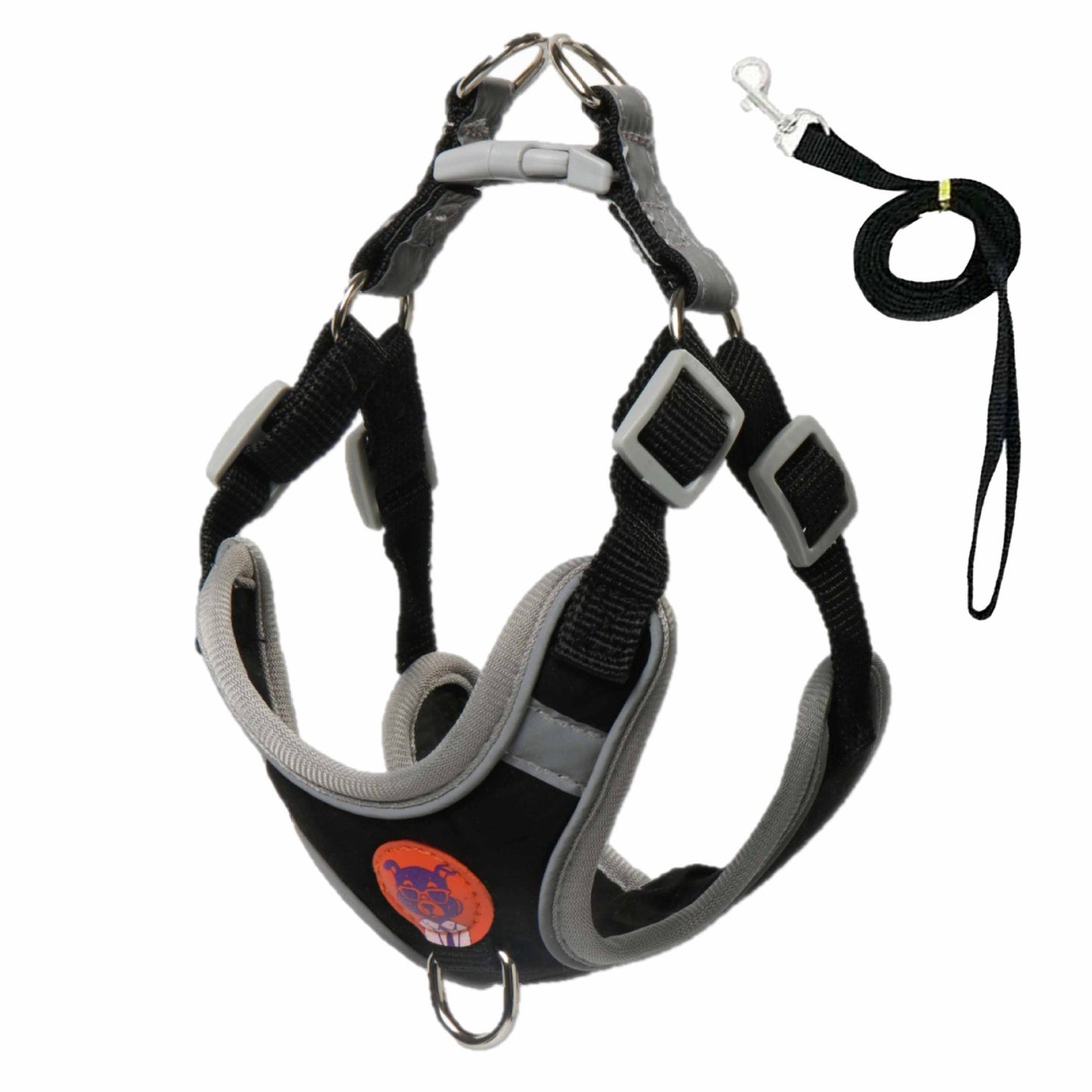Adjustable Reflective Dog Harness and Leash Set