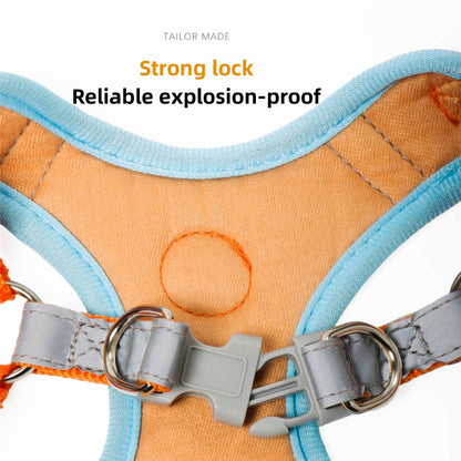 Adjustable Reflective Dog Harness and Leash Set